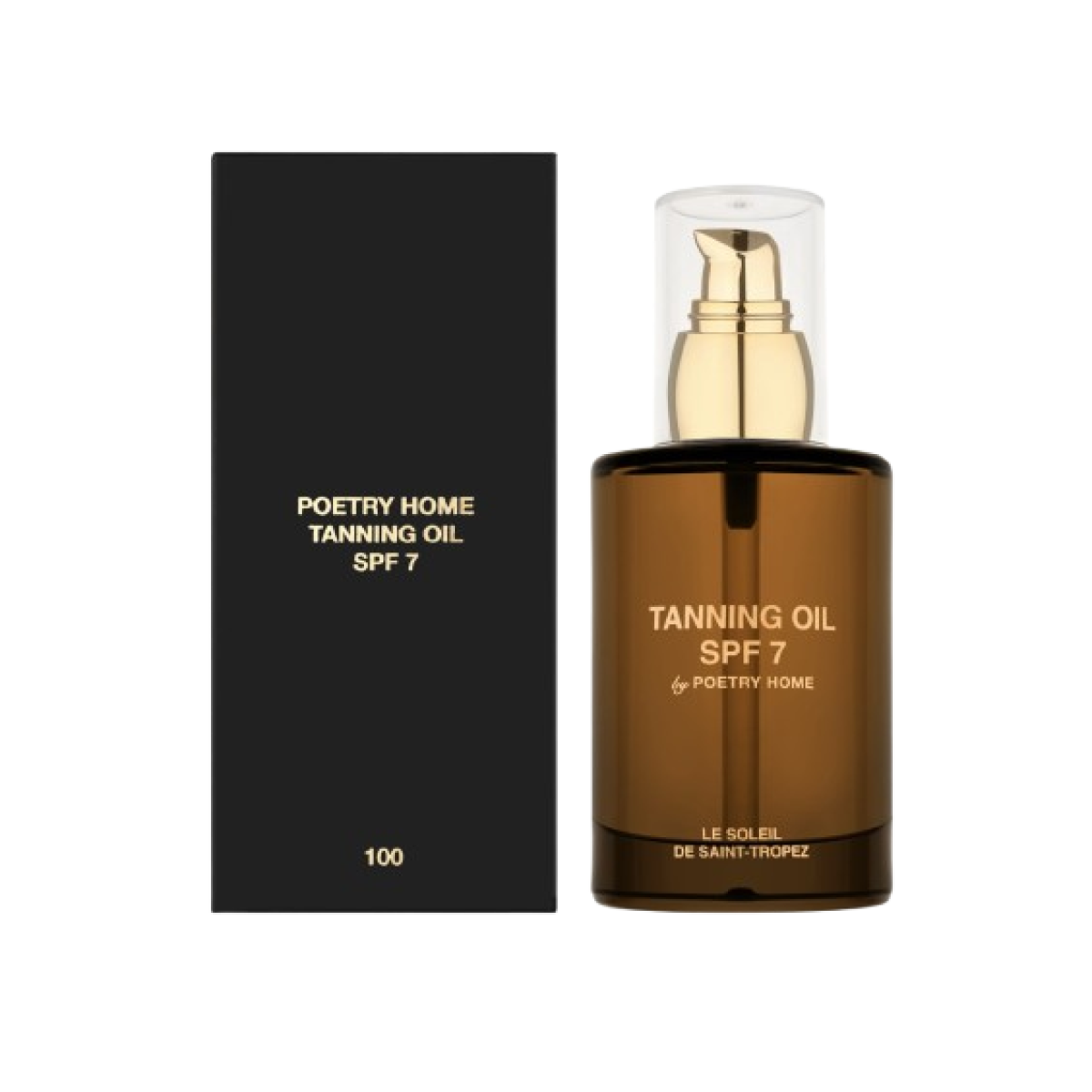 Парфумована масажна олія Tanning oil Le soleil de saint-tropez