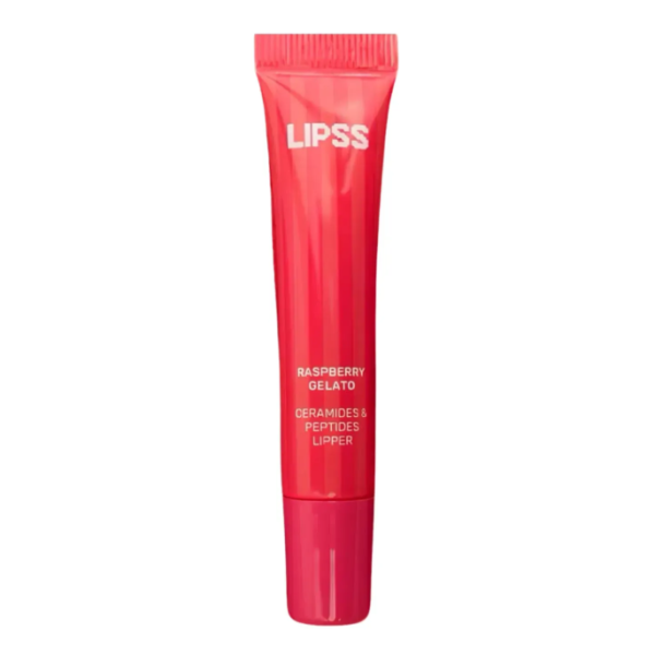 Блиск для губ з пептидами з ароматом малинового морозива Ceramides & peptides lipper Raspberry gelato