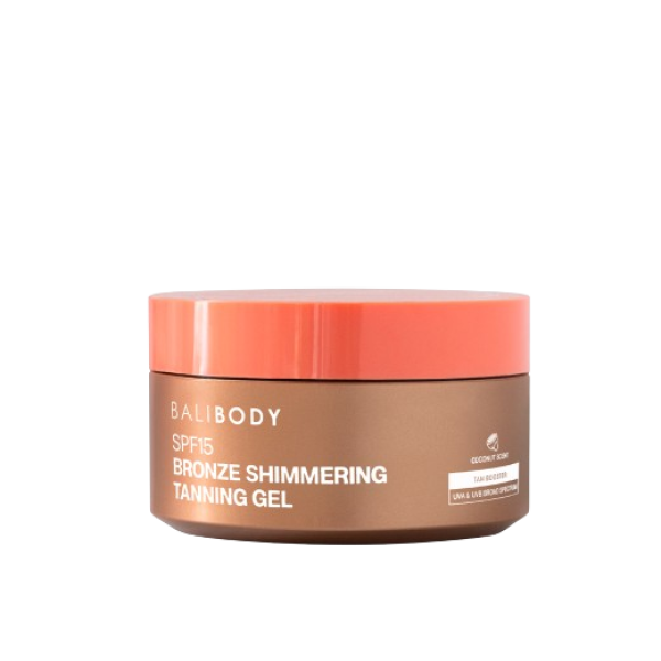 Гель для засмаги з шимером Shimmering tanning gel spf15