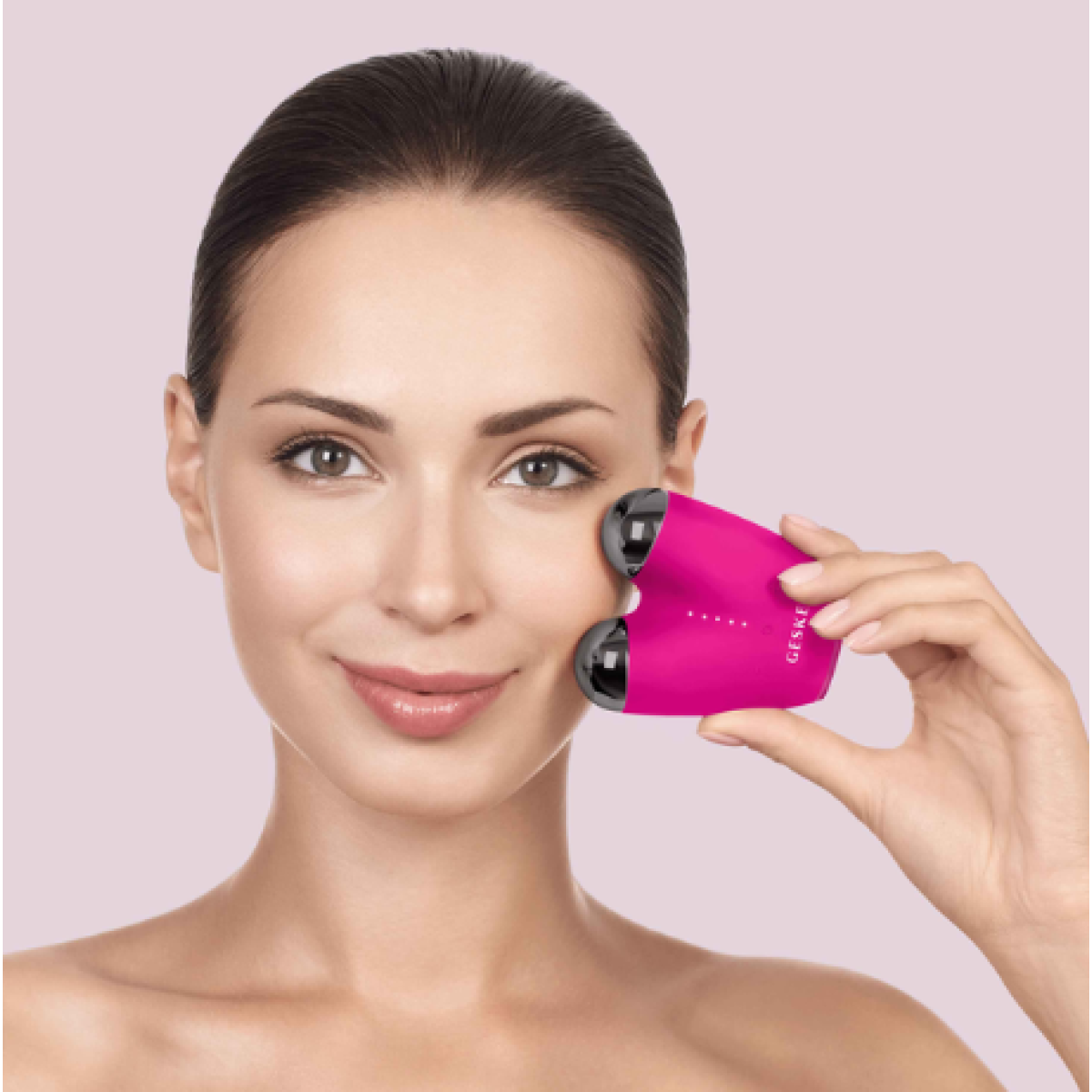Мікрострумовий підтягувач обличчя Microcurrent Face-Lifter 6 в 1 Magenta