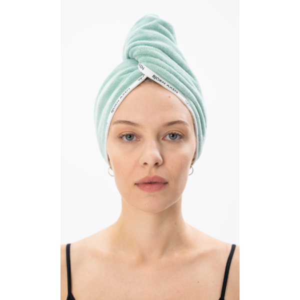 Тюрбан для волосся Hair towel wrap Green