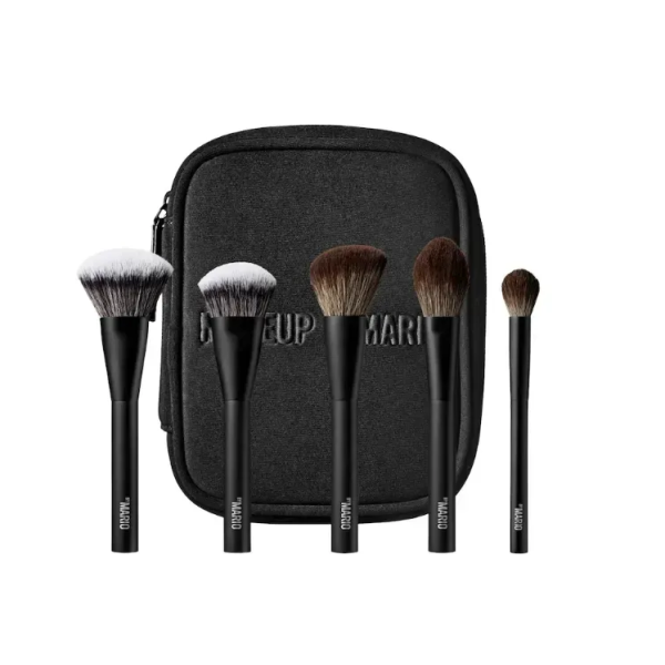 Лімітований тревел-набір пензликів для макіяжу Mario's essential brush kit