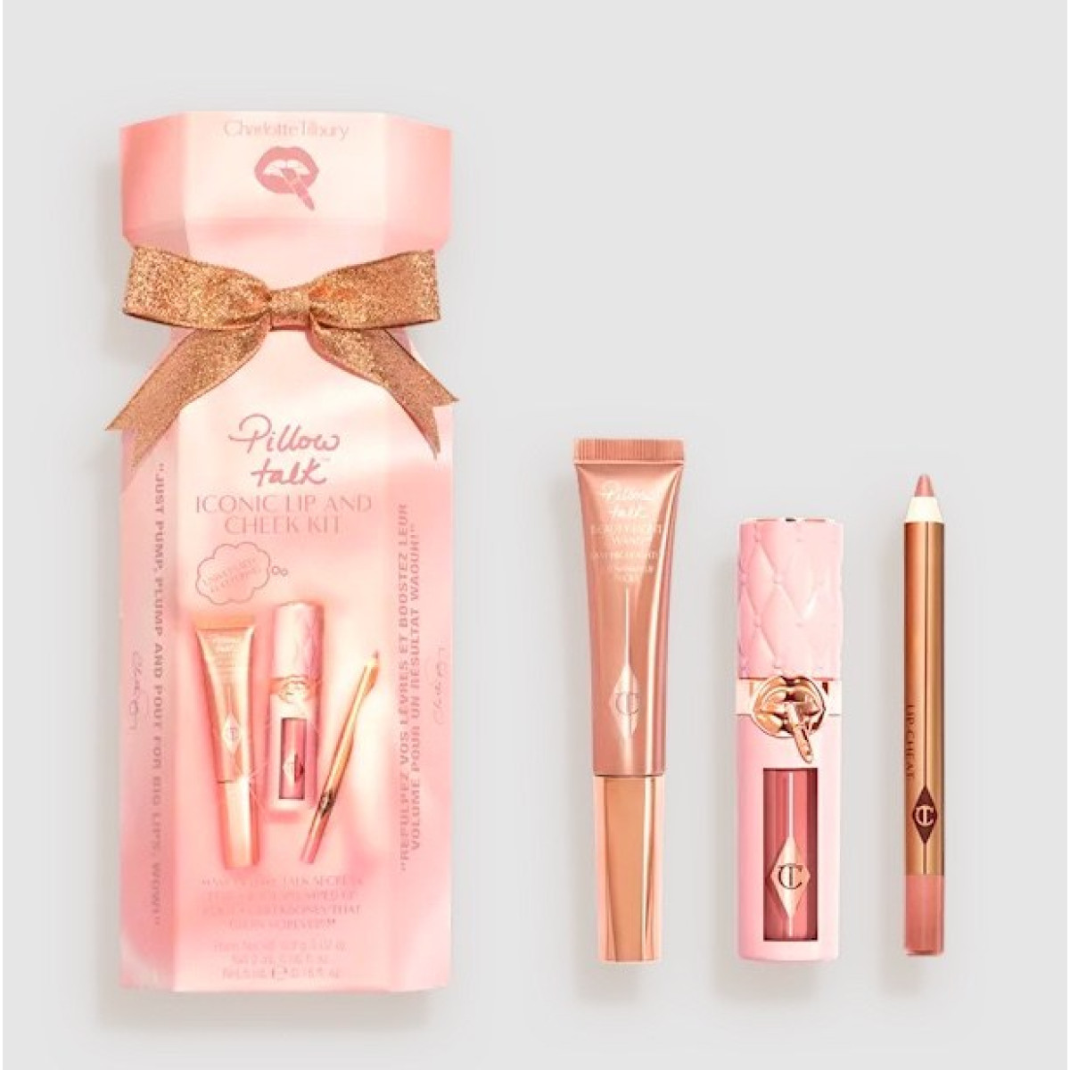 Набір для макіяжу Lip and cheek trio makeup gift set (Pillow talk)