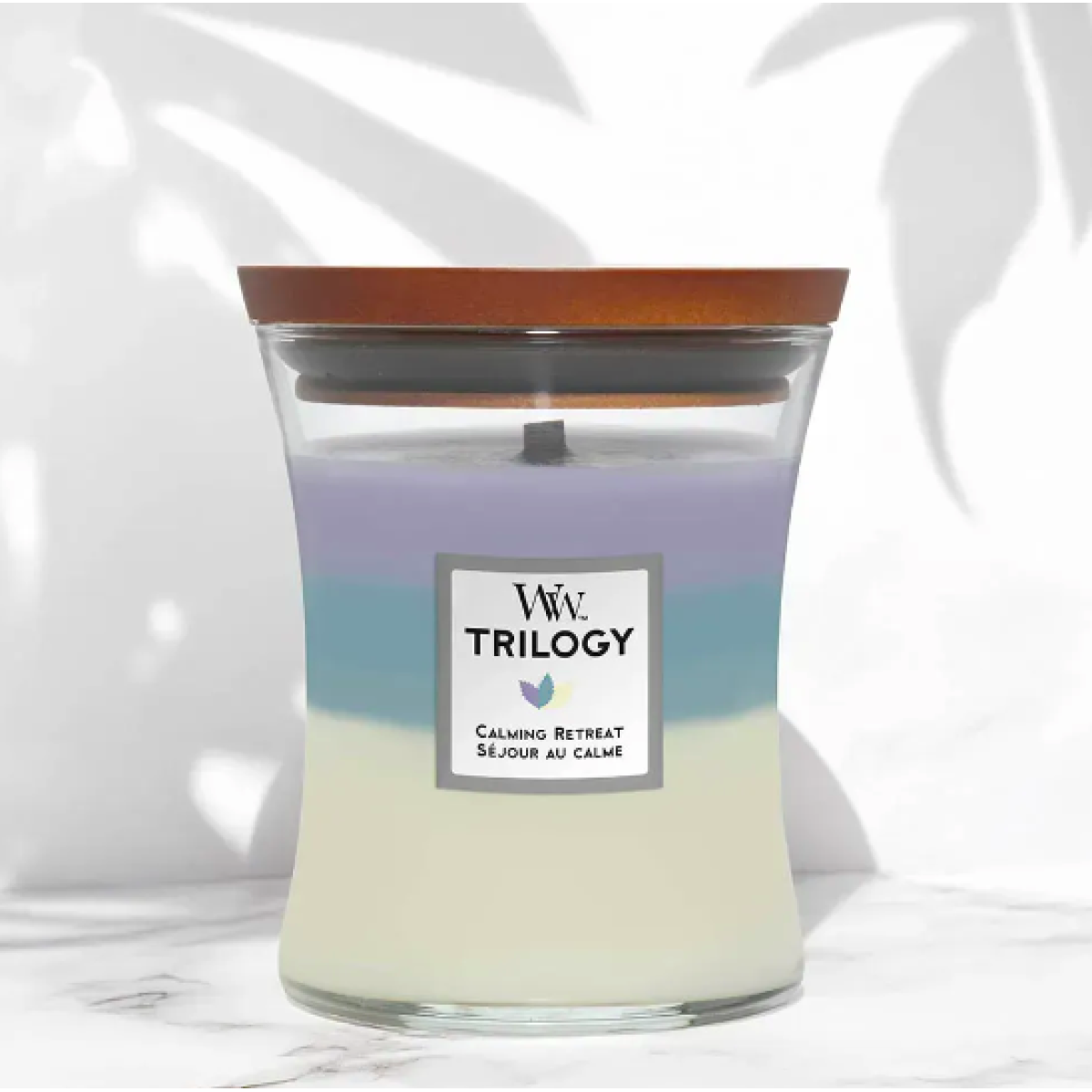 Ароматична свічка з ароматом Medium trilogy candle Calming retreat