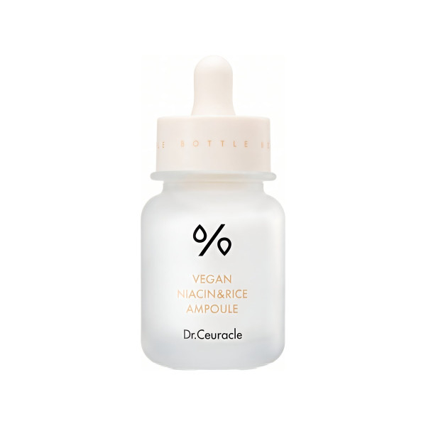 Cироватка для вирівнювання тону обличчя Vegan niacin&rice ampoule
