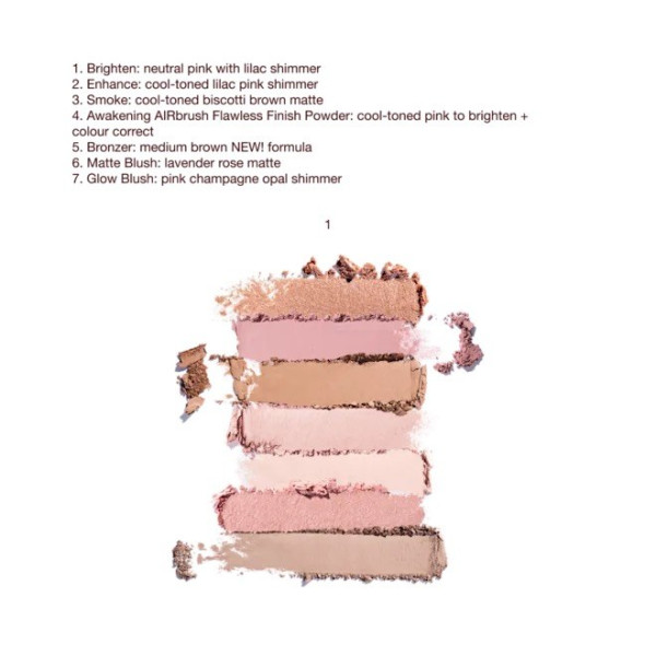 Палітра для обличчя Face palette instant look pretty and glowing beauty