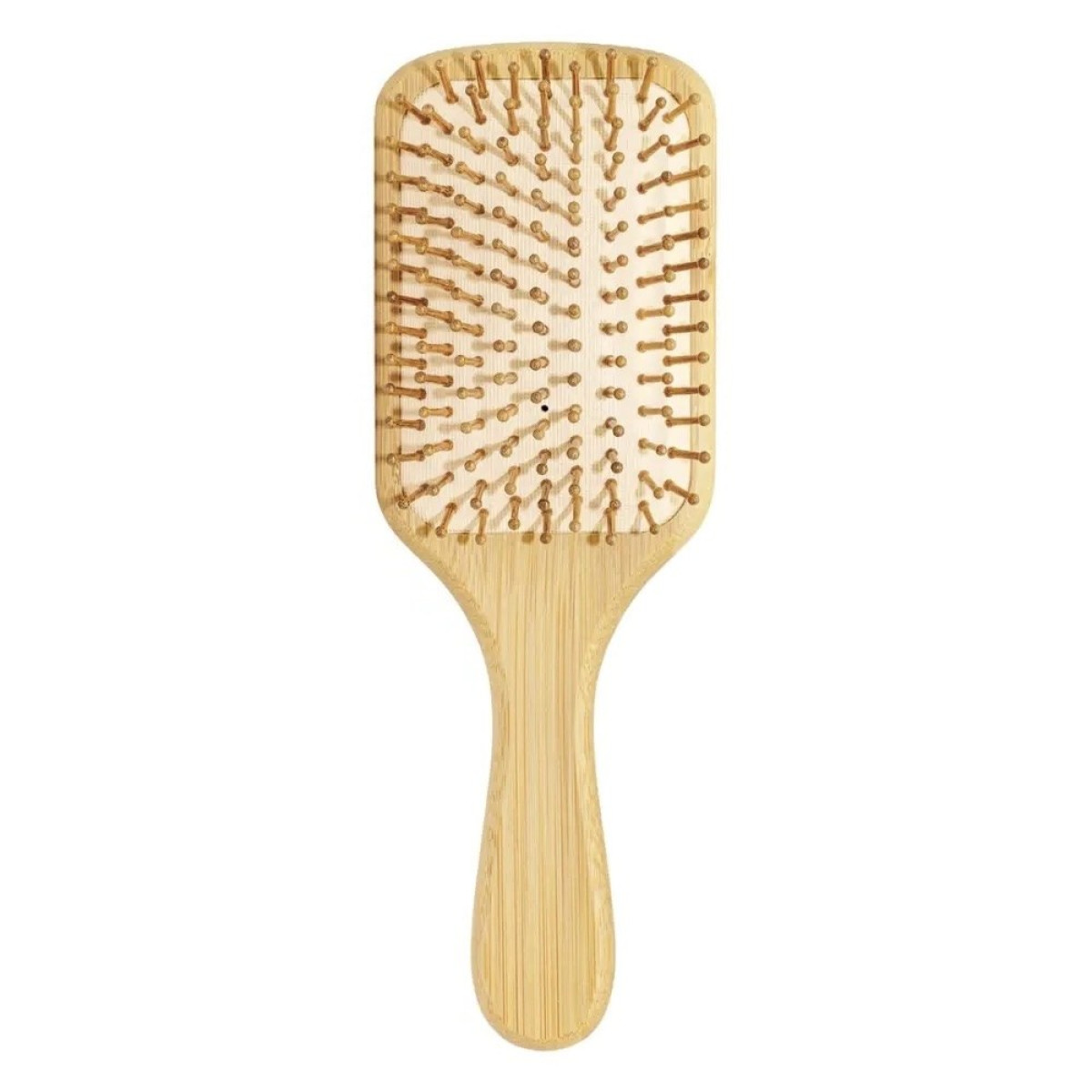 Бамбукова щітка для волосся Bamboo paddle brush in pink sugar