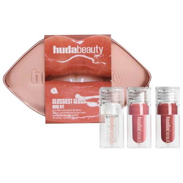 Набір блисків для губ у міні форматах Lip set glossiest gloss trio