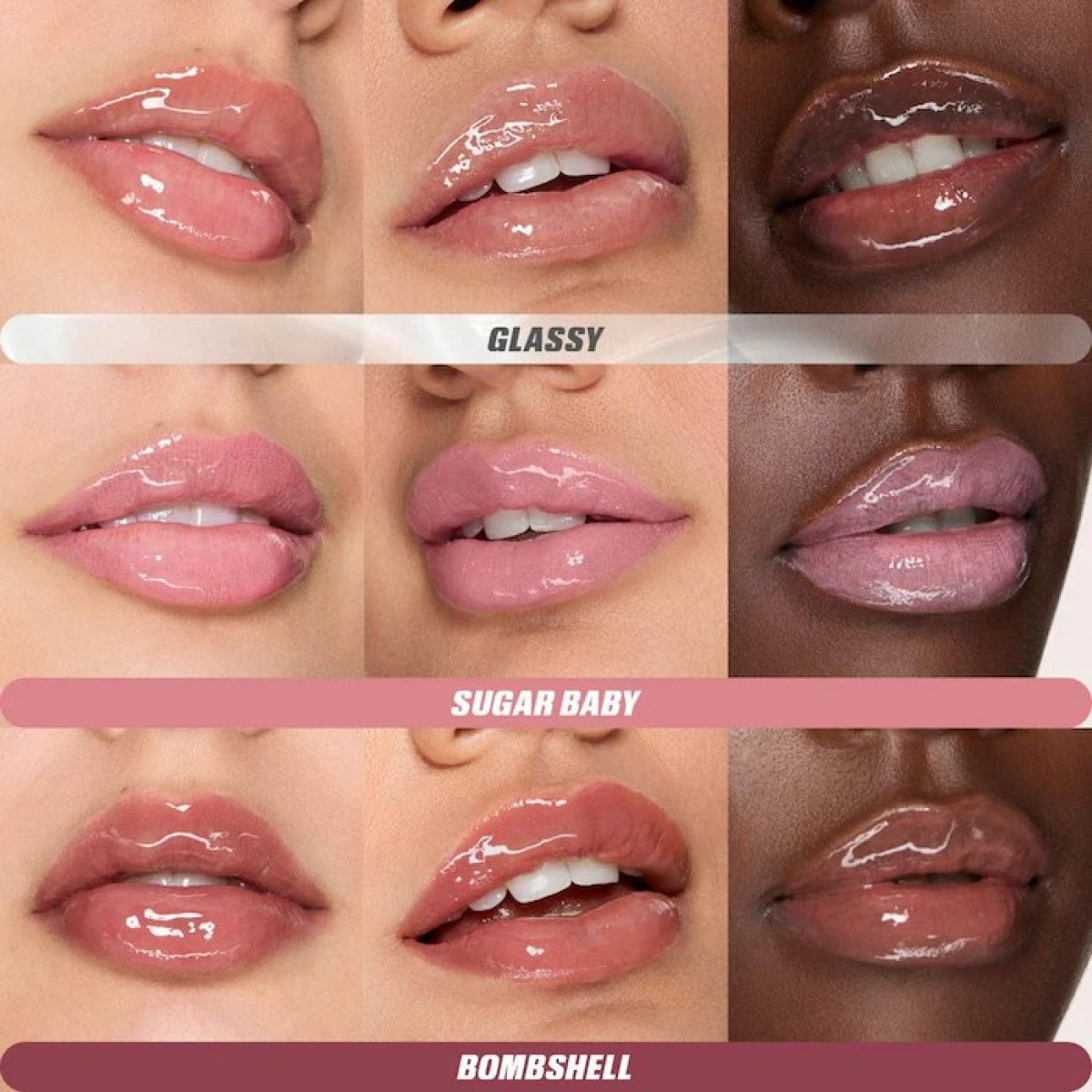 Набір блисків для губ у міні форматах Lip set glossiest gloss trio