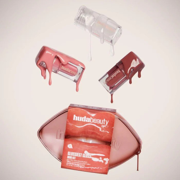 Набір блисків для губ у міні форматах Lip set glossiest gloss trio