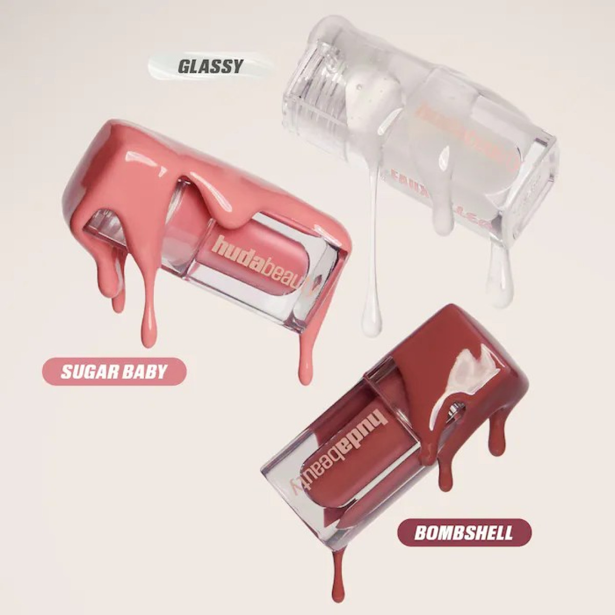 Набір блисків для губ у міні форматах Lip set glossiest gloss trio