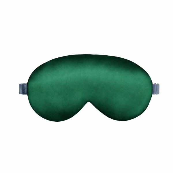 Шовкова маска для сну Silk sleep mask Evergreen