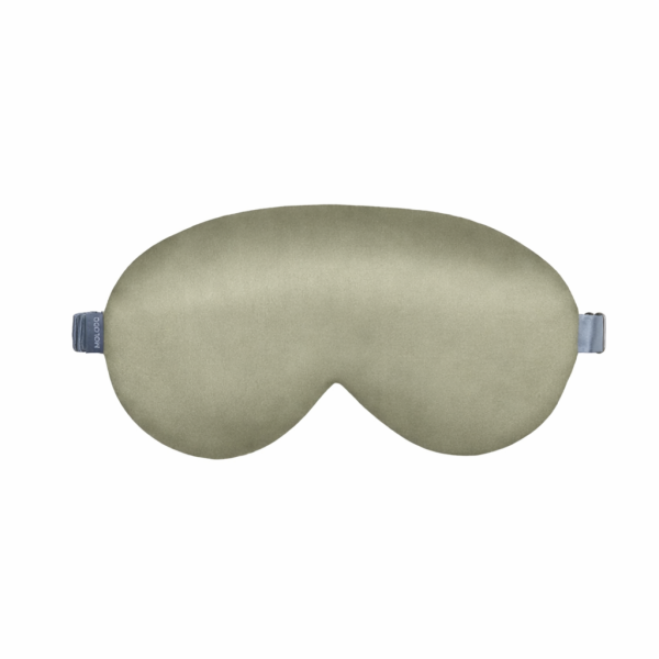 Шовкова маска для сну Silk sleep mask Forest moss