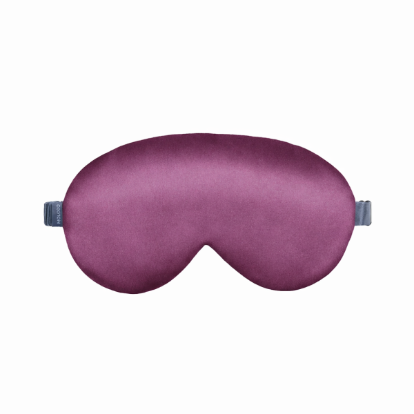 Шовкова маска для сну Silk sleep mask Plum