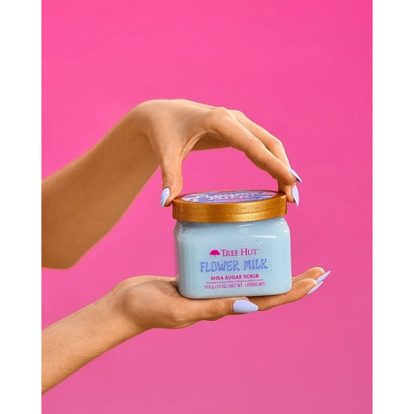 Цукровий скраб для тіла Sugar scrub Flower milk