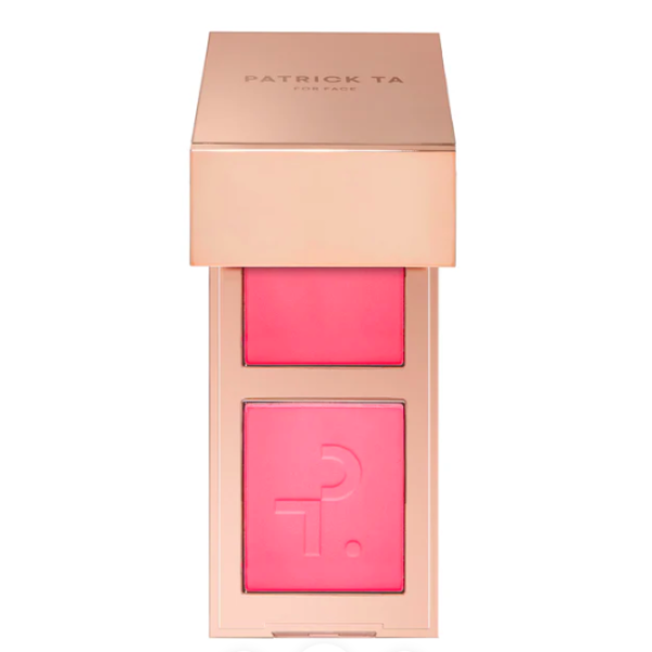 Палітра рум'ян у міні форматі Double take creme & powder blush She's that girl