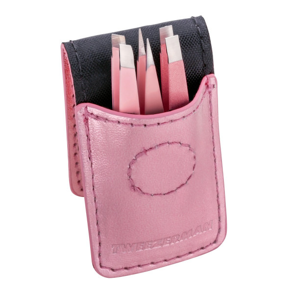 Набір пінцетів для брів у міні форматах Brow slant tweezer set 3pcs Micro mini