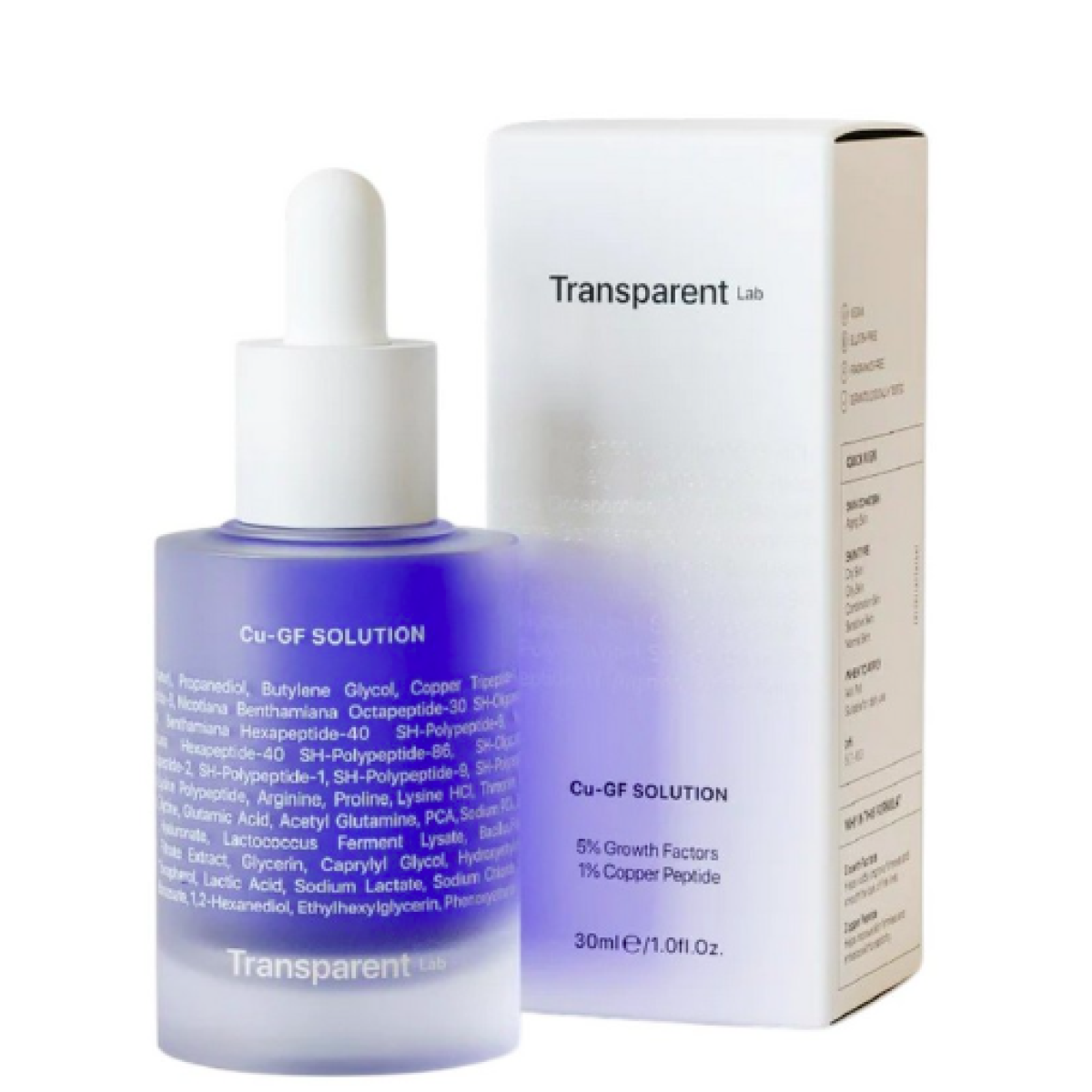 Сироватка з пептидами міді та факторами росту Cu-GF solution serum