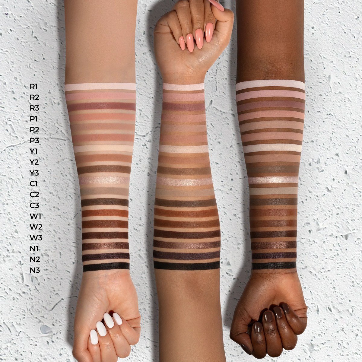 Палетка тіней Eyeshadow palette big Texture & tone palette