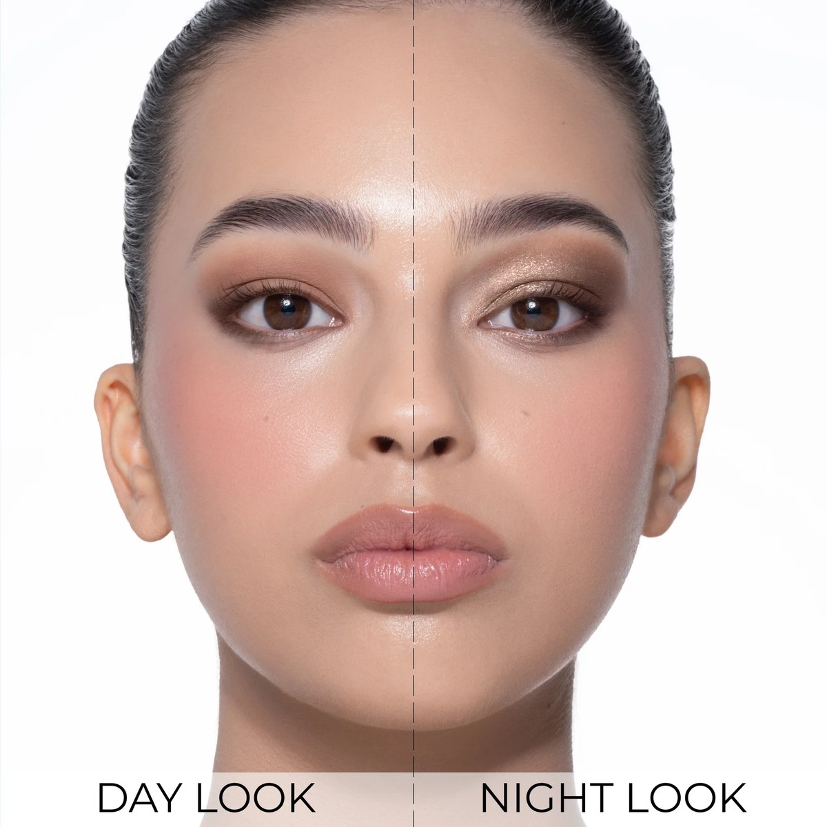 Палетка тіней Eyeshadow palette luxe glam compact Nude