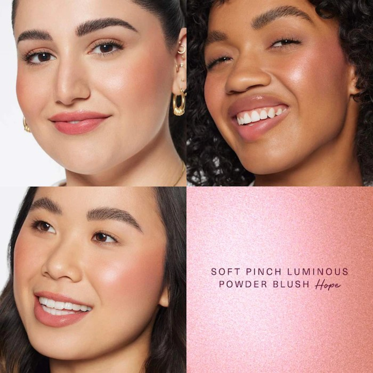 Запечені рум'яна для обличчя Soft pinch luminous powder blush Hope