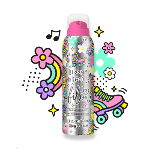 Пінка для душу з ароматом кавуна та кокосу Shower foam Bloomy disco