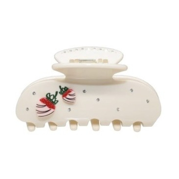 Заколка-краб для волосся Sweetheart clip in White chocolate