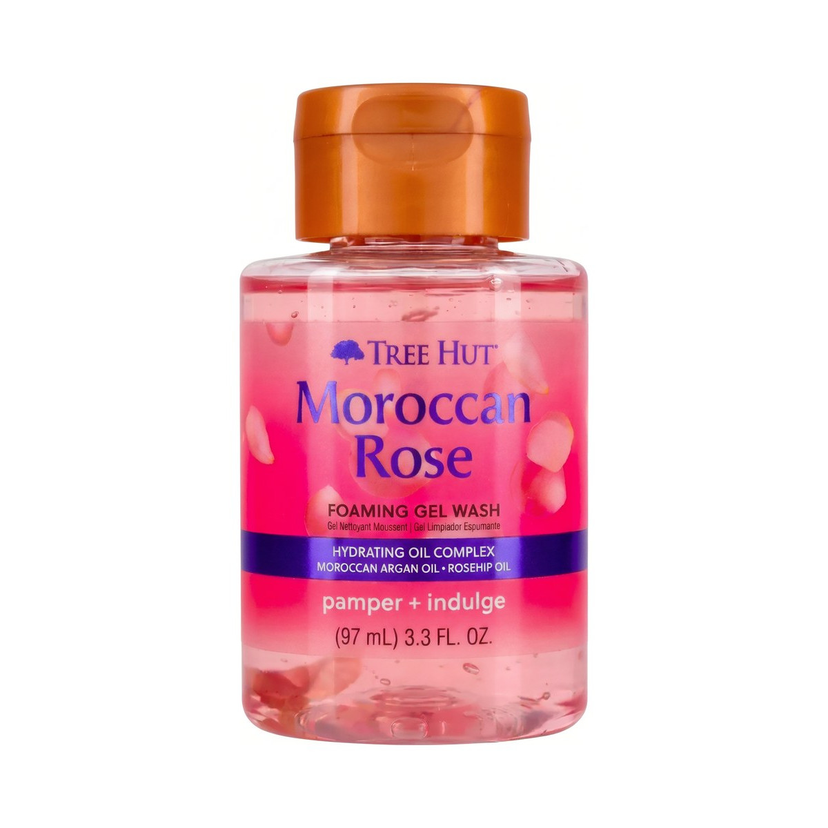 Гель для душу у міні форматі Foaming gel wash Moroccan rose