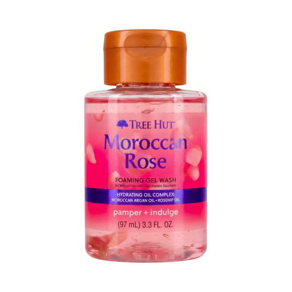 Гель для душу у міні форматі Foaming gel wash Moroccan rose