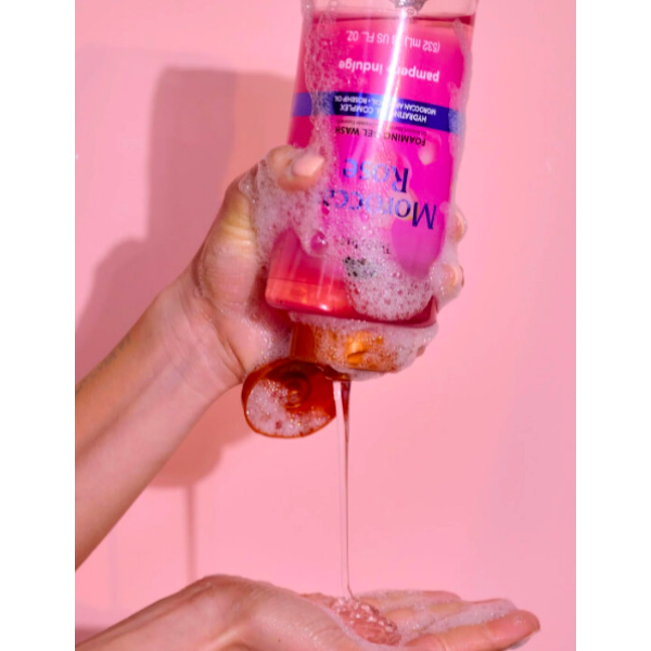 Гель для душу у міні форматі Foaming gel wash Moroccan rose