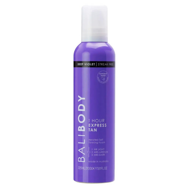 Мус-автозасмага для тіла 1 hour express self tan Deep violet