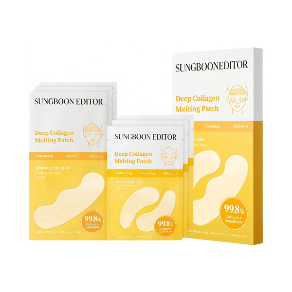 Набір колагенових патчів для обличчя Deep collagen melting patch set