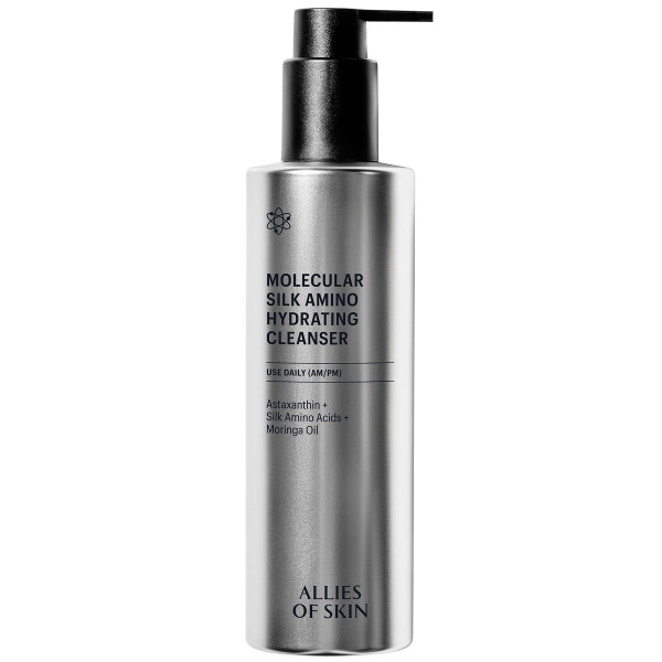 Очищувальний гель для обличчя у великому форматі Molecular silk amino hydrating cleanser