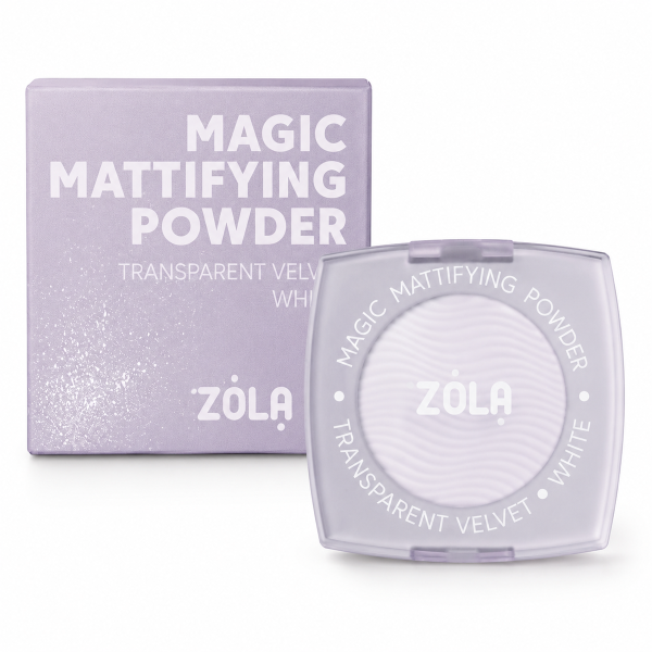 Матуюча прозора пудра для обличчя Magic mattifying powder White