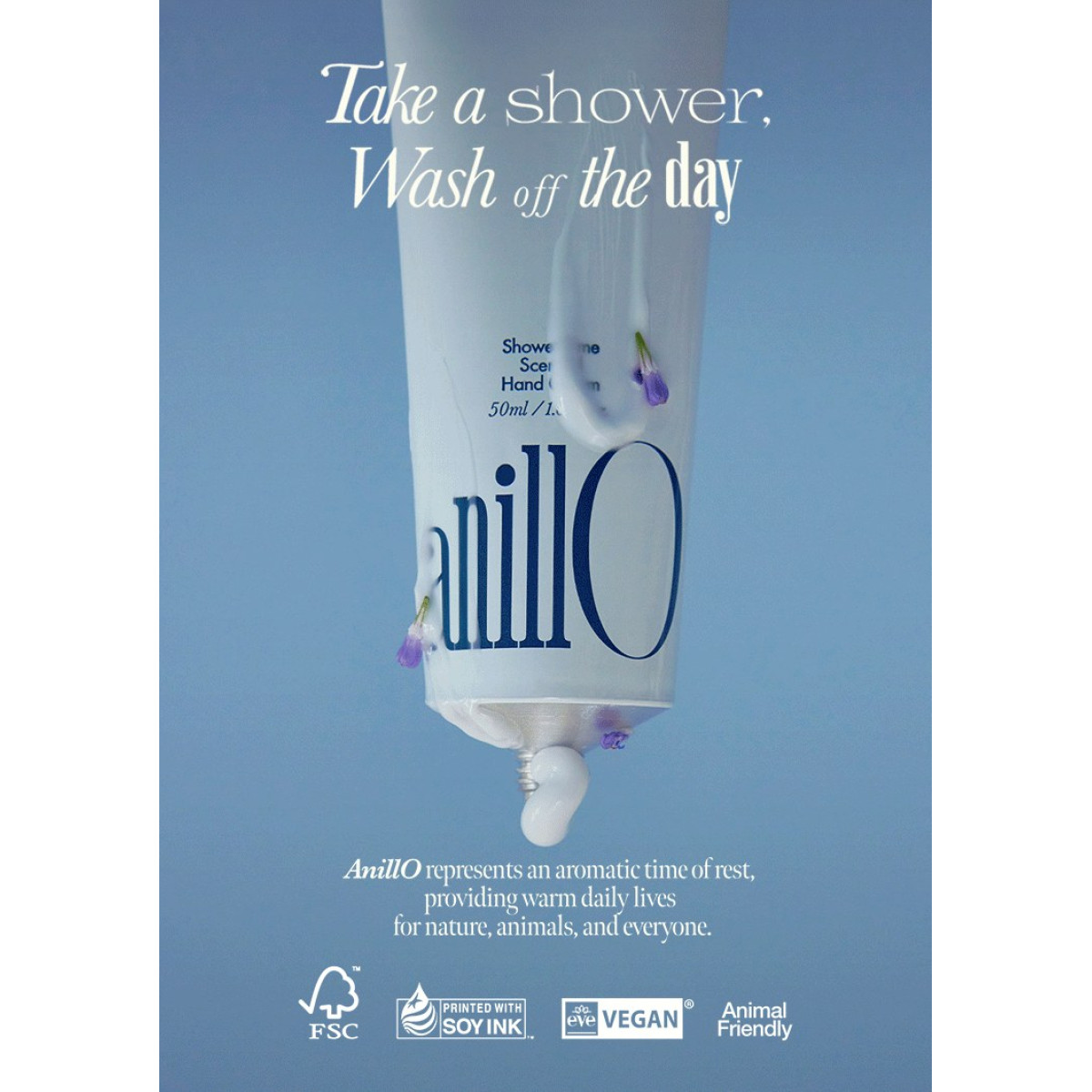 Ароматизований крем для рук Shower time scented hand cream