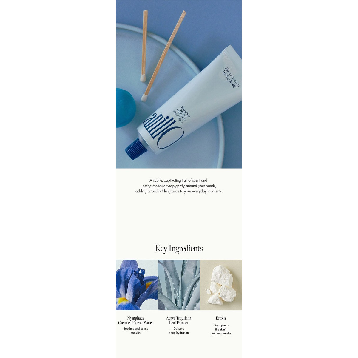 Ароматизований крем для рук Shower time scented hand cream