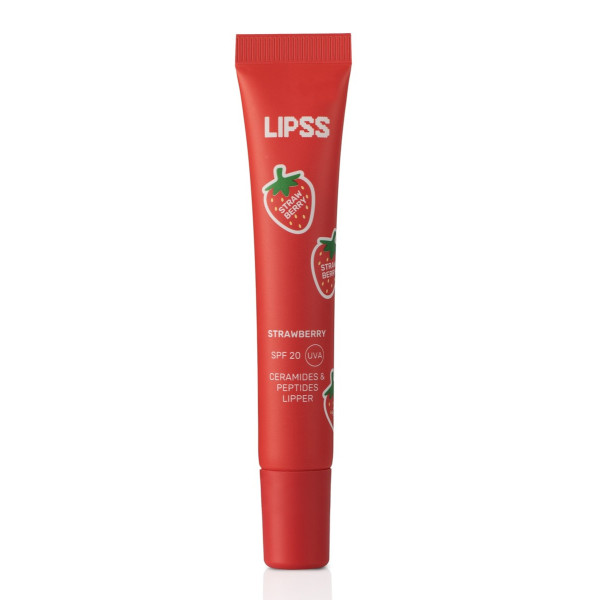 Блиск для губ з пептидами з ароматом полуниці Ceramides & peptides lipper Strawberry