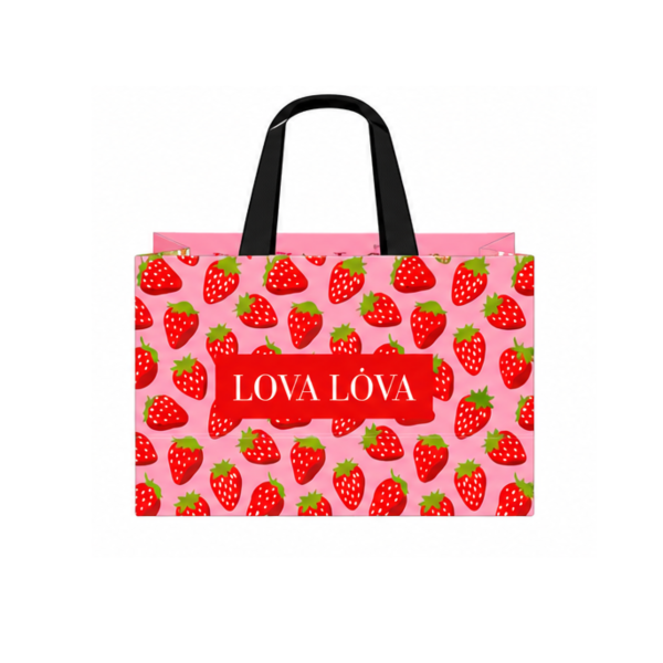 Подарунковий пакет середнього розміру Medium gift bag Strawberry