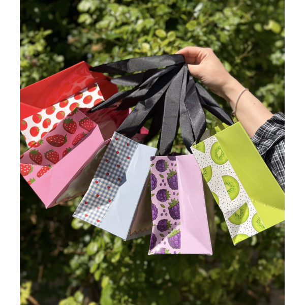 Подарунковий пакет середнього розміру Medium gift bag Blackberry