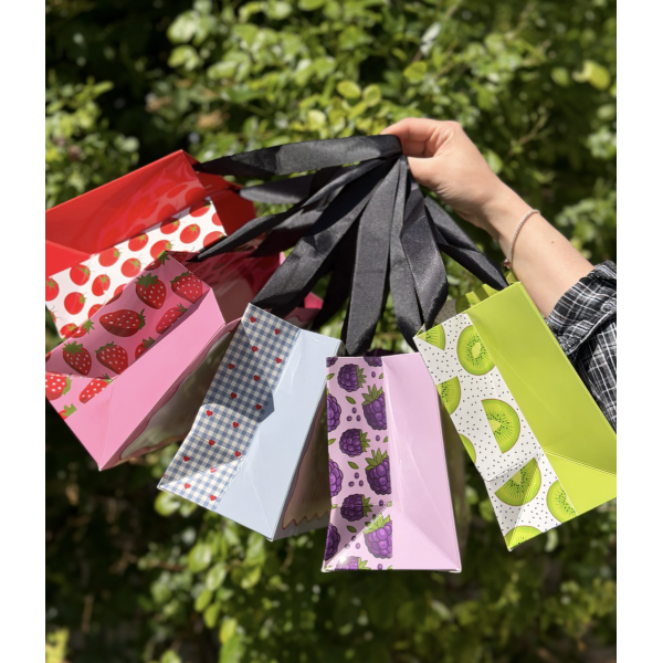 Подарунковий пакет маленького розміру Small gift bag Kiwi