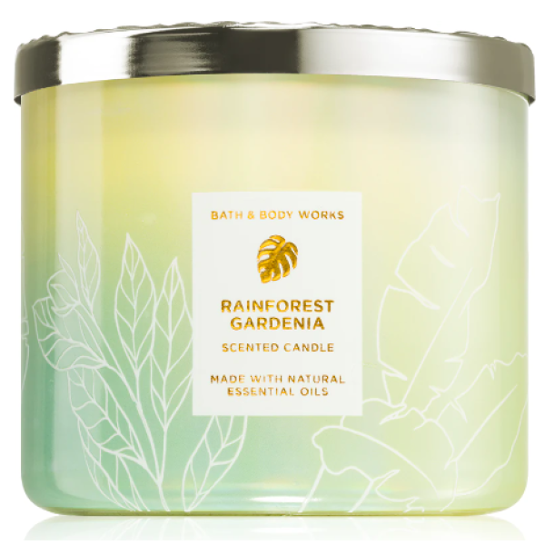 Ароматична свічка на 3 гноти 3-Wick candle Rainforest gardenia