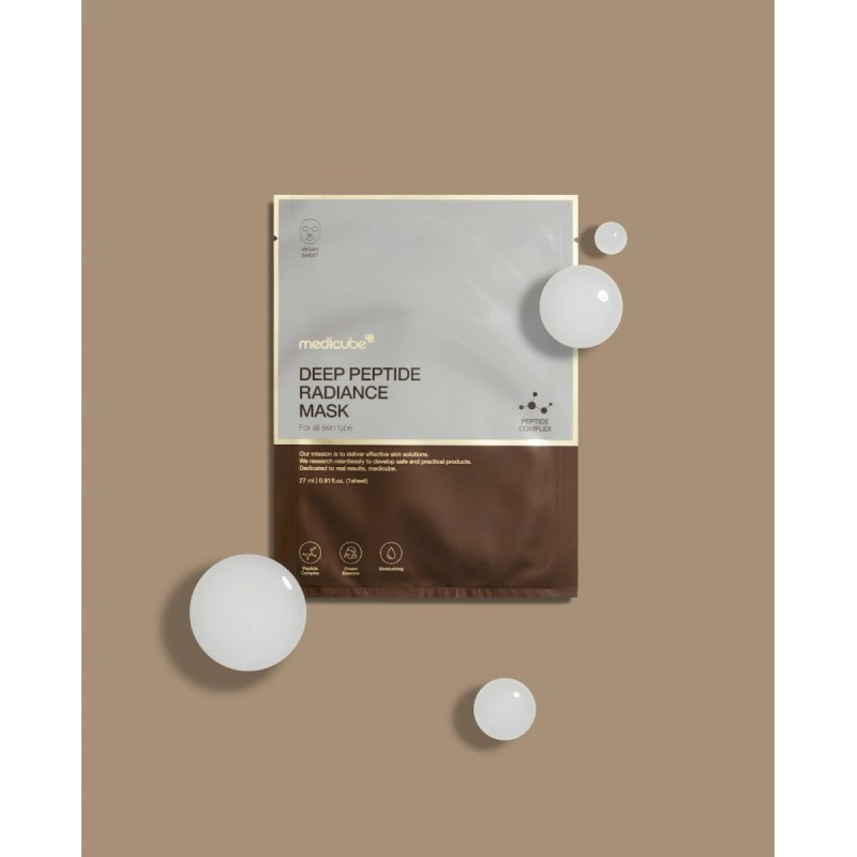 Регенеруюча кремова маска з пептидами Deep peptide radiance mask