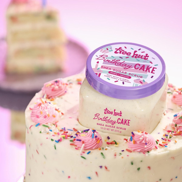 Цукровий скраб для тіла Sugar scrub Birthday сake