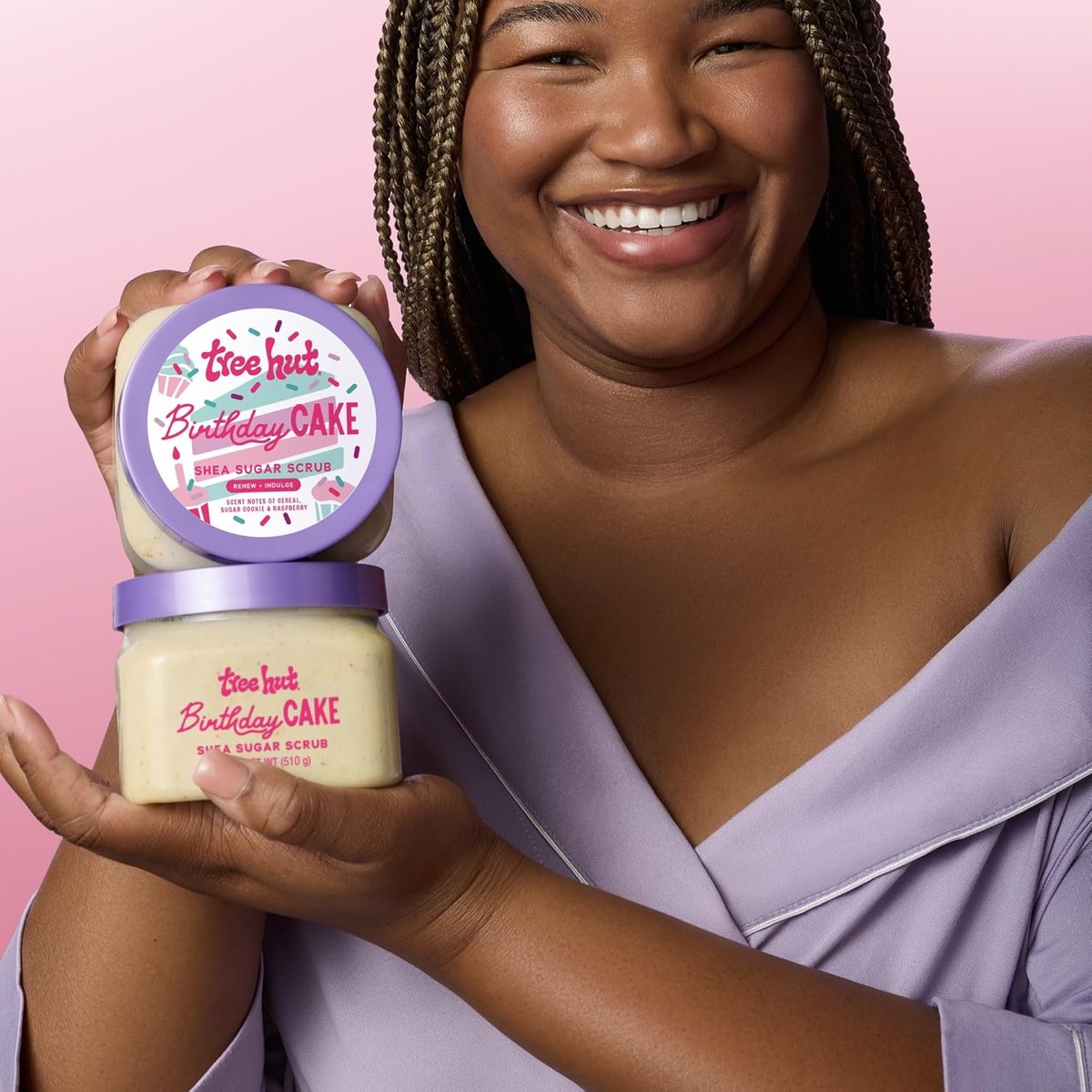 Цукровий скраб для тіла Sugar scrub Birthday сake