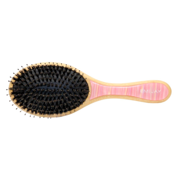 Овальна щітка для волосся Flat brush in Lychee bab