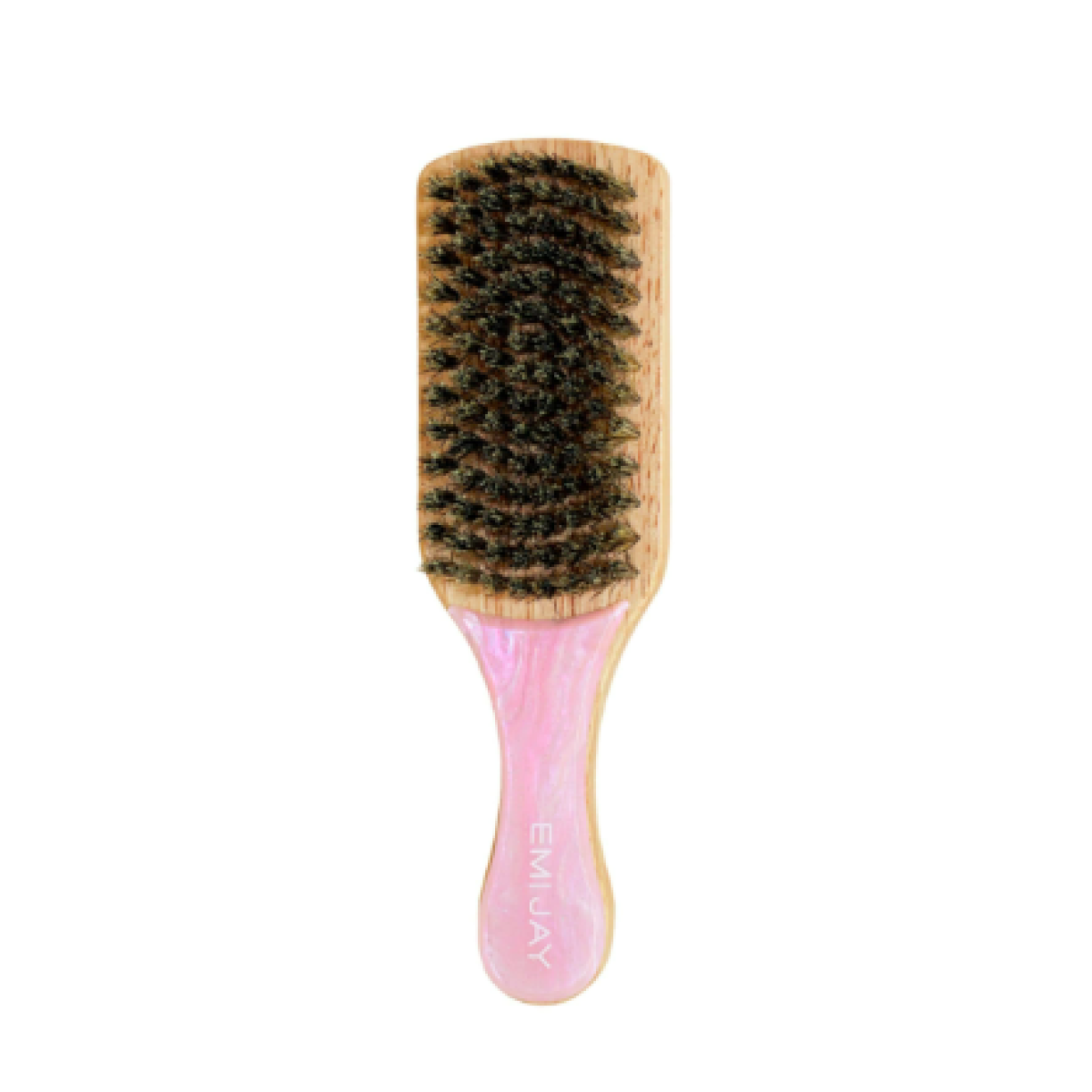Міні щітка для волосся Mini boar bristle brush in Lychee bab