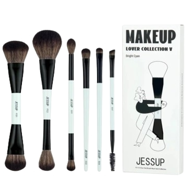 Набір пензликів для макіяжу Brush set duo end must have collection (6pcs)