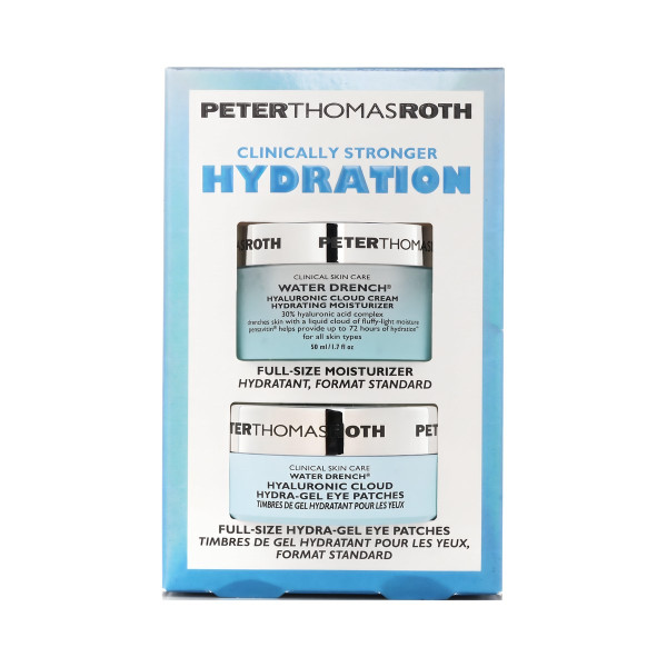 Повнорозмірний набір для комплексного зволоження шкіри Water drench essentials moisturizer & eye patches gift set
