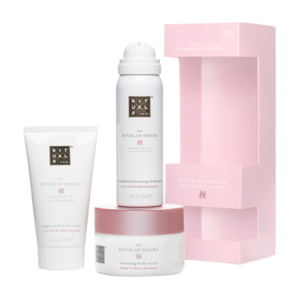 Подарунковий набір для тіла Body set trial size Sakura