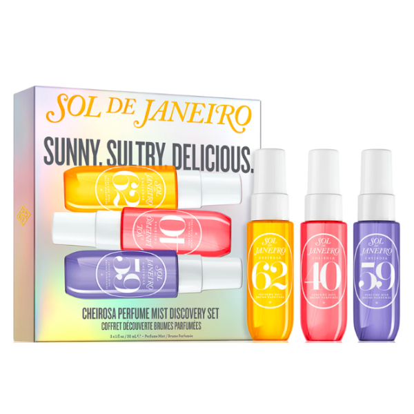 Подарунковий набір з трьох містів для тіла Body set sunny sultry delicious